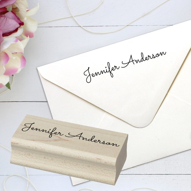 Custom Name Signature Personalised Rubber Stamp (Creator Uploaded)