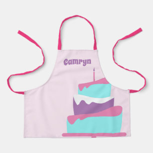 Custom Name Simple Chic Elegant script Name Apron