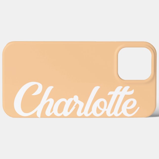 Custom Name Simple Modern Minimal Merry Christmas  Case-Mate iPhone Case (Back (Horizontal))