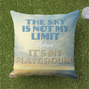 Custom Name Sky Quote Cushion