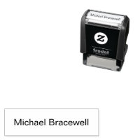 Custom Name Small Self-Inking Stamp for Easy Stamp