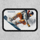 Custom Name Snowboarder Illustration
