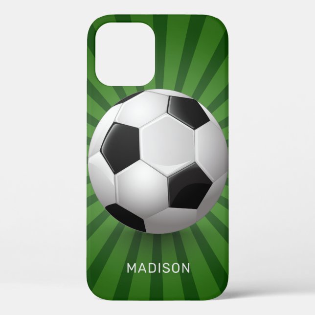 Custom name Soccer Ball phone cases (Back)