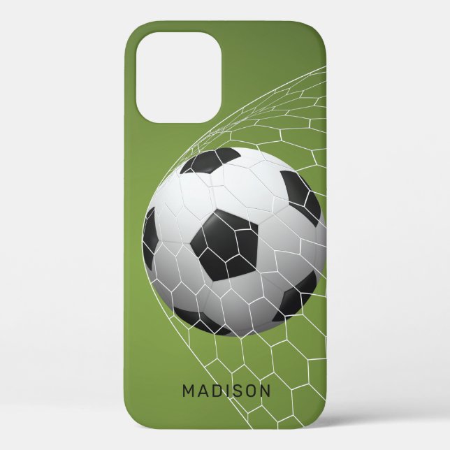 Custom name Soccer Goal phone cases (Back)