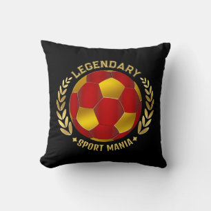 Custom Name Soccer Logo Cushion