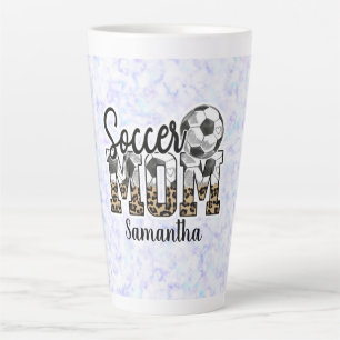 Custom Name Soccer Mum   Mother's Day Latte Mug