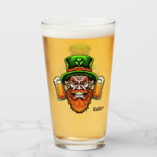 Custom name St. Patrick’s Day pint glass