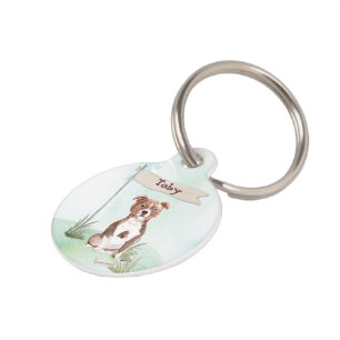 Custom Name Staffordshire Bull Terrier Pet Dog Tag