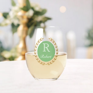 Custom Name Stemless Wine Glass