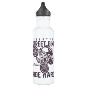 Custom name Street Bike water bottle