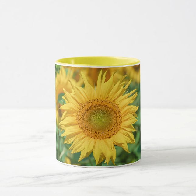 Custom name Sunflower Mug (Center)