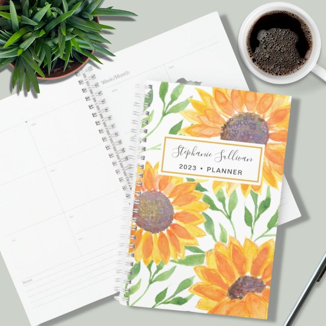 Custom Name Sunflower Planner (Creator Uploaded)