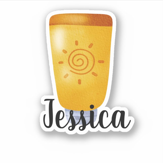 CUSTOM NAME SUNSCREEN (Front)