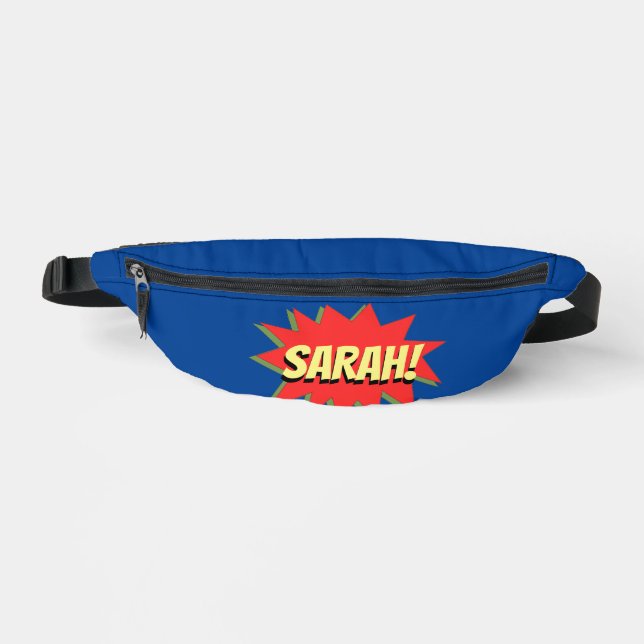 Custom Name Superhero Bum Bags (Front)