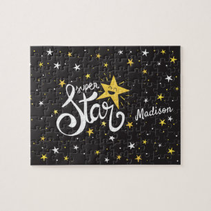 Custom name Superstar Jigsaw Puzzle