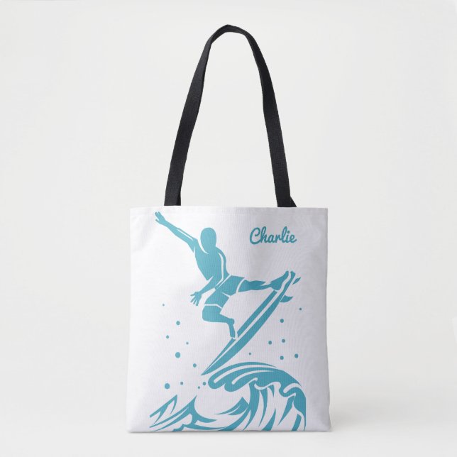Custom Name Surfer bags (Front)