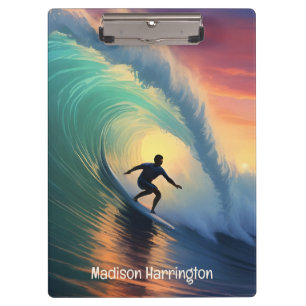 Custom Name Surfer Clipboard