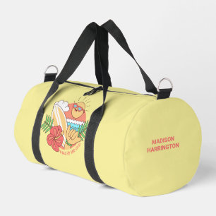 Custom Name Surfer Duffle Bag