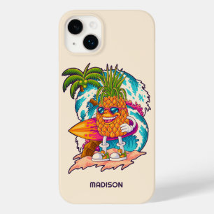 Custom Name Surfing Pineapple Case-Mate iPhone 14 Plus Case