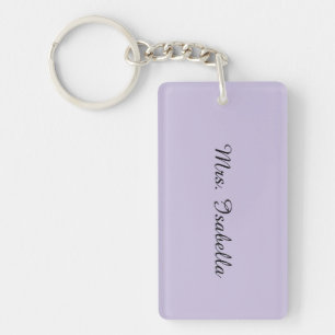Custom Name Teacher,s Gift Key Ring