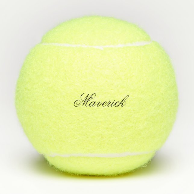 Custom Name Tennis Ball Simple Style Artwork (Front)