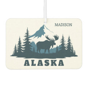 Custom Name & Text ALASKA Car Air Freshener