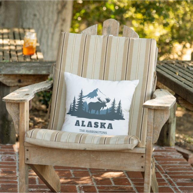 Custom Name & Text ALASKA Cushion (Chair)
