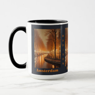 Custom Name / Text Amsterdam Mug