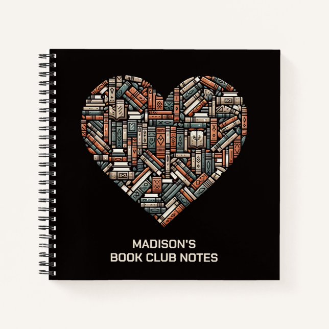 Custom Name / Text Book Lover's (Front)