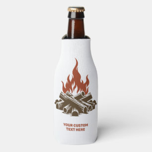 Custom Name & Text Camping Bottle Cooler