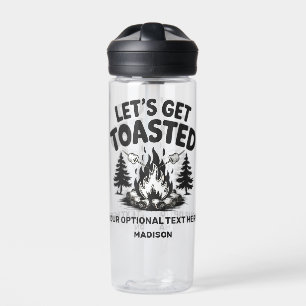Custom Name & Text Camping Water Bottle