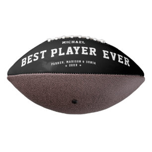 Custom Name Text Cool Photo Modern Gift Football