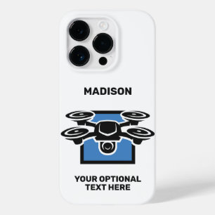 Custom Name & Text Drone Case-Mate iPhone 14 Pro Case