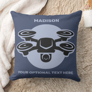 Custom Name & Text Drone Cushion