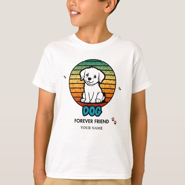 Custom Name & Text Editable T-Shirt – Personalised (Front)