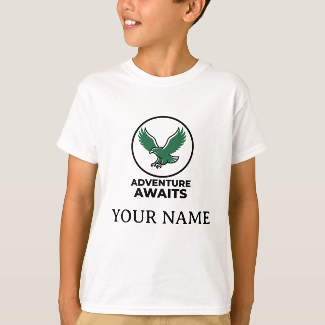 Custom Name & Text Editable T-Shirt – Personalized (Front)