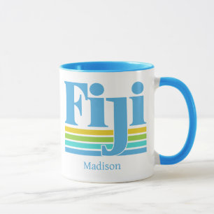 Custom Name / Text Fiji Mug