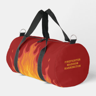 Custom Name / Text Firefighter Duffle Bag