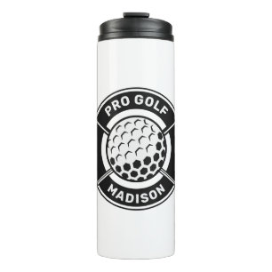 Custom Name & Text Golf Thermal Tumbler