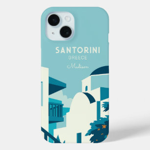 Custom Name & Text Greece iPhone 15 Case