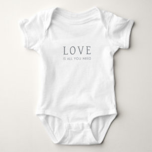Custom Name & Text LOVE Baby Bodysuit