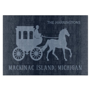 Custom Name & Text Mackinac Island Cutting Board