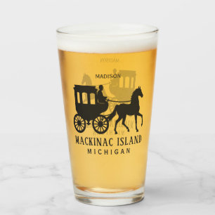 Custom Name & Text Mackinac Island Glass