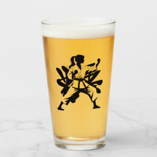 Custom Name & Text Martial Arts Glass