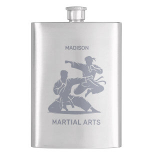Custom Name & Text Martial Arts Hip Flask