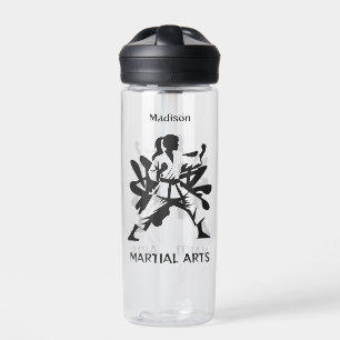 Custom Name & Text Martial Arts Water Bottle