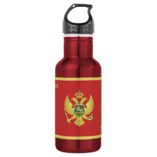 Custom Name & Text Montenegro 532 Ml Water Bottle