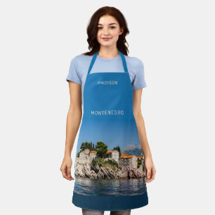 Custom Name & Text Montenegro Apron