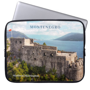 Custom Name & Text Montenegro Laptop Sleeve