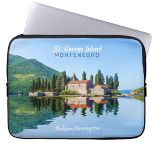 Custom Name & Text Montenegro Laptop Sleeve